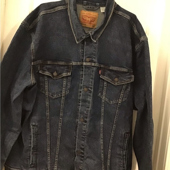 Levi's Dark Blue Denim Jacket - Picture 2 of 9
